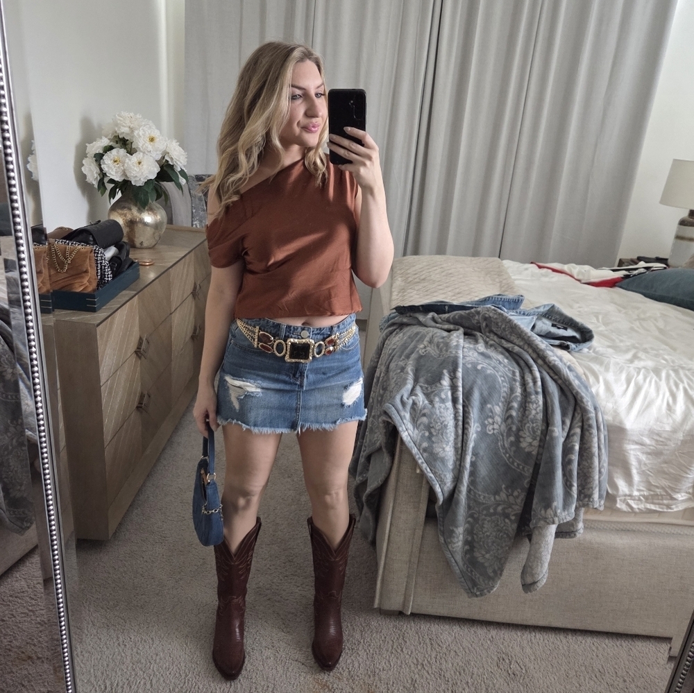 Denim Skirt - Picture 9 of 12